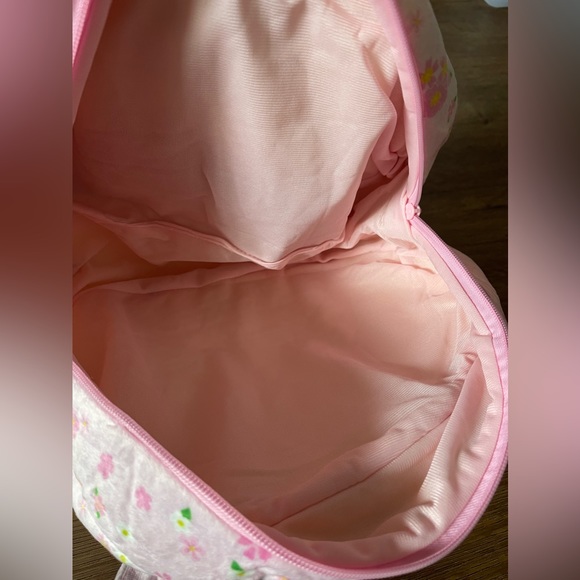 Brand New-MY MELODYPink Floral Clothe Tote Bag - Picture 3 of 16